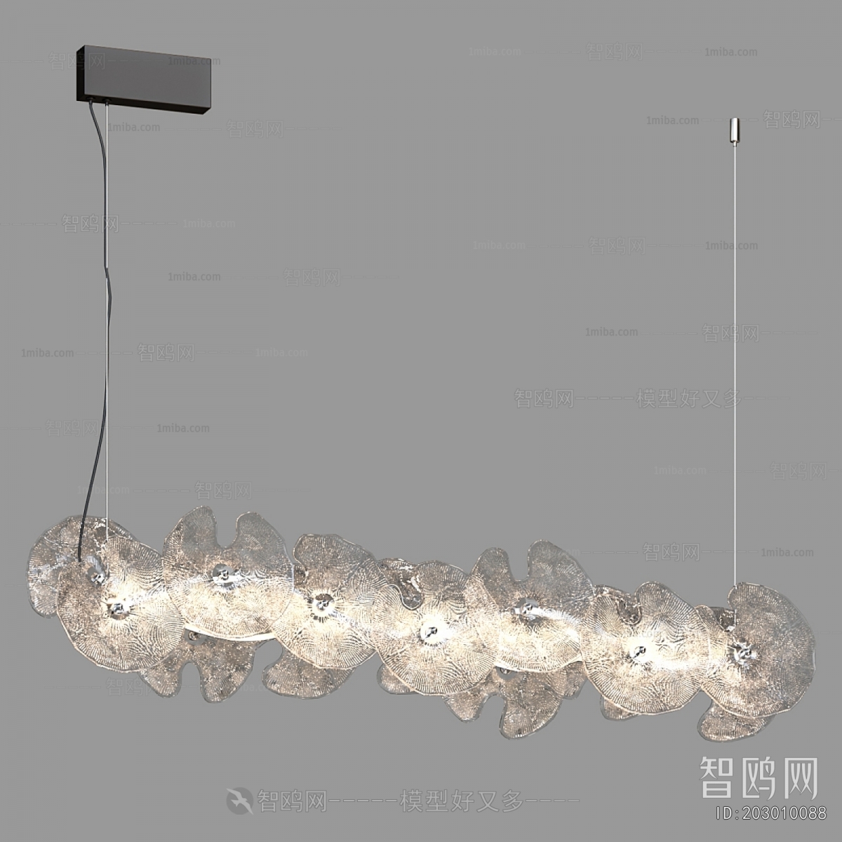 Modern Long Chandelier