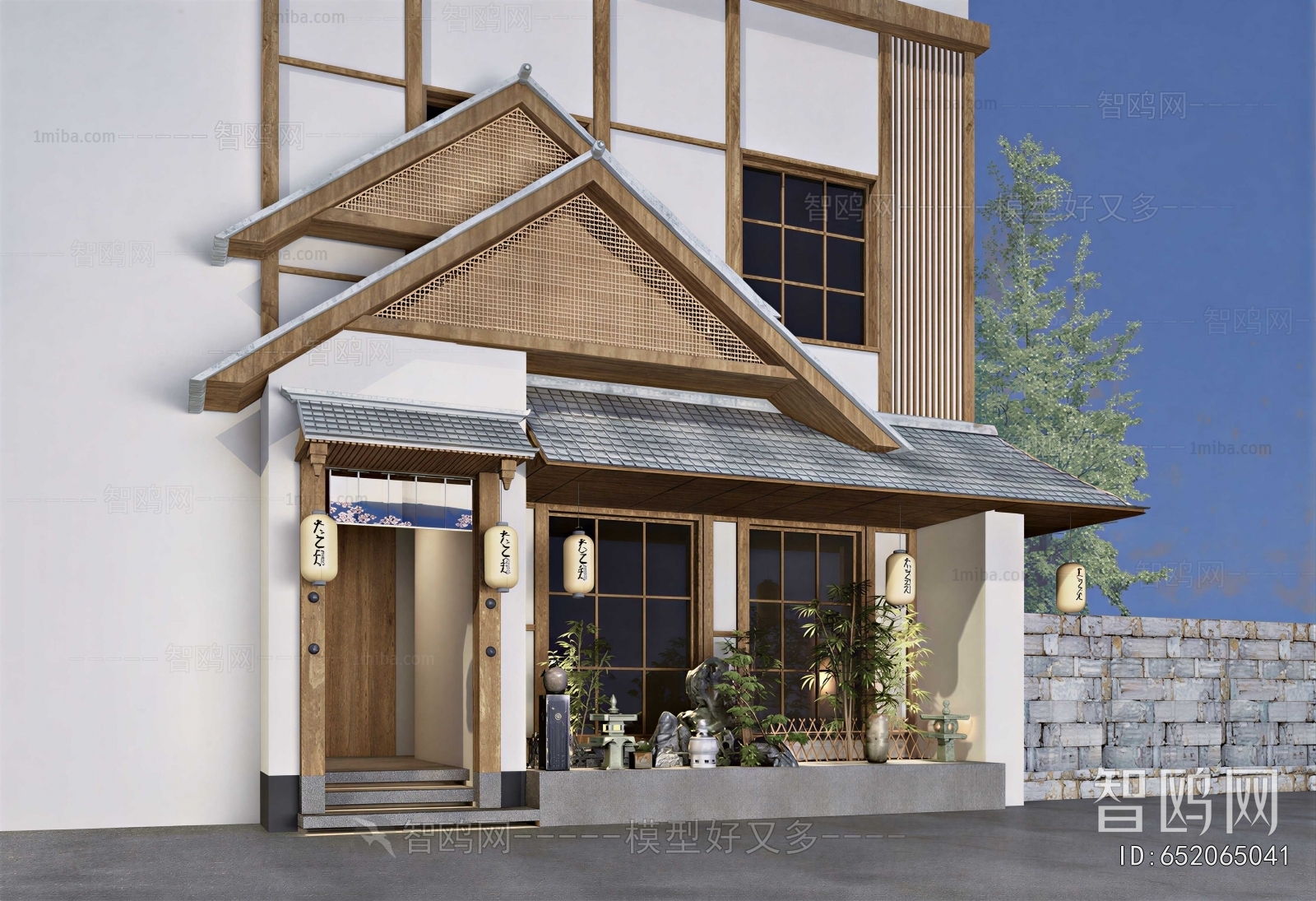 New Chinese Style Facade Element