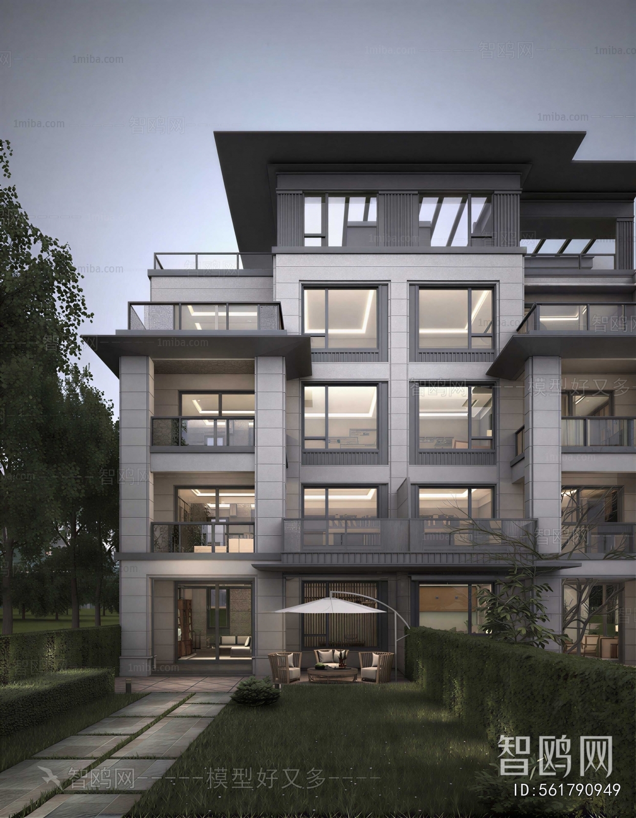 Modern Courtyard/landscape