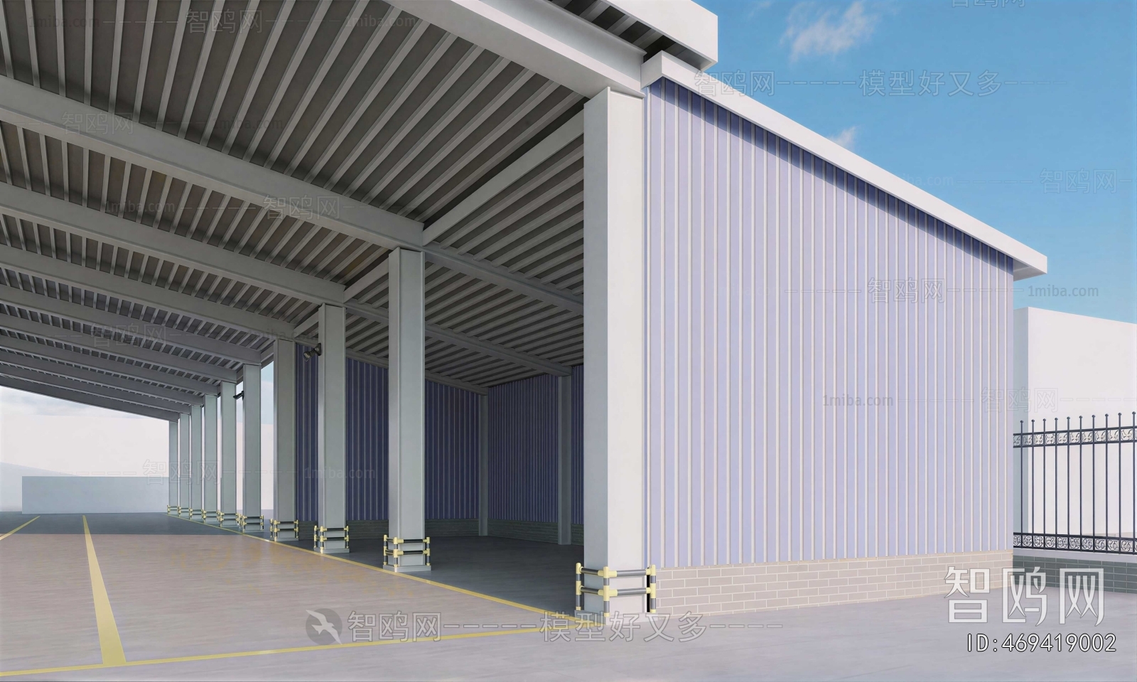 Modern Industrial Building