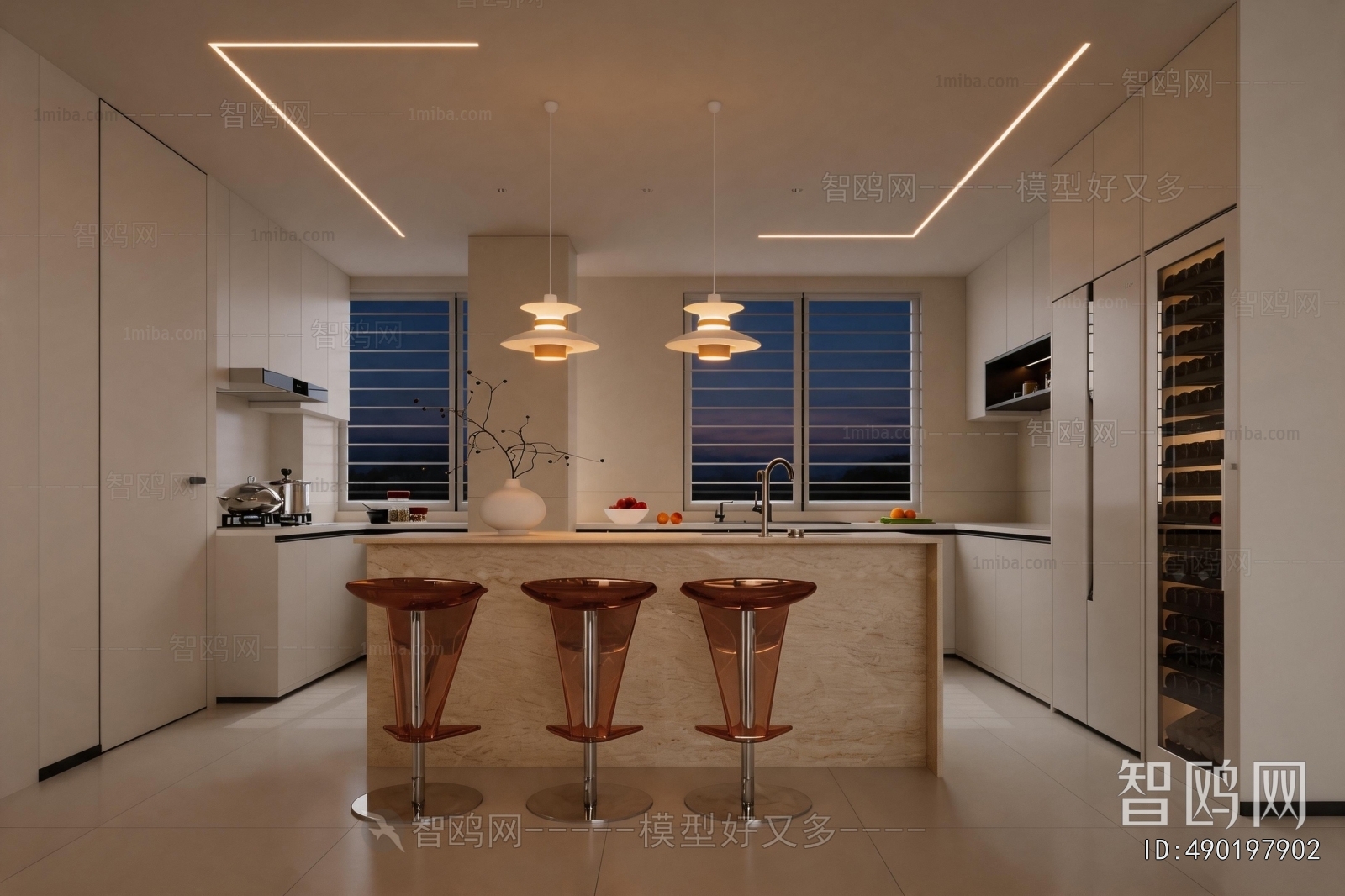 Modern Open Kitchen