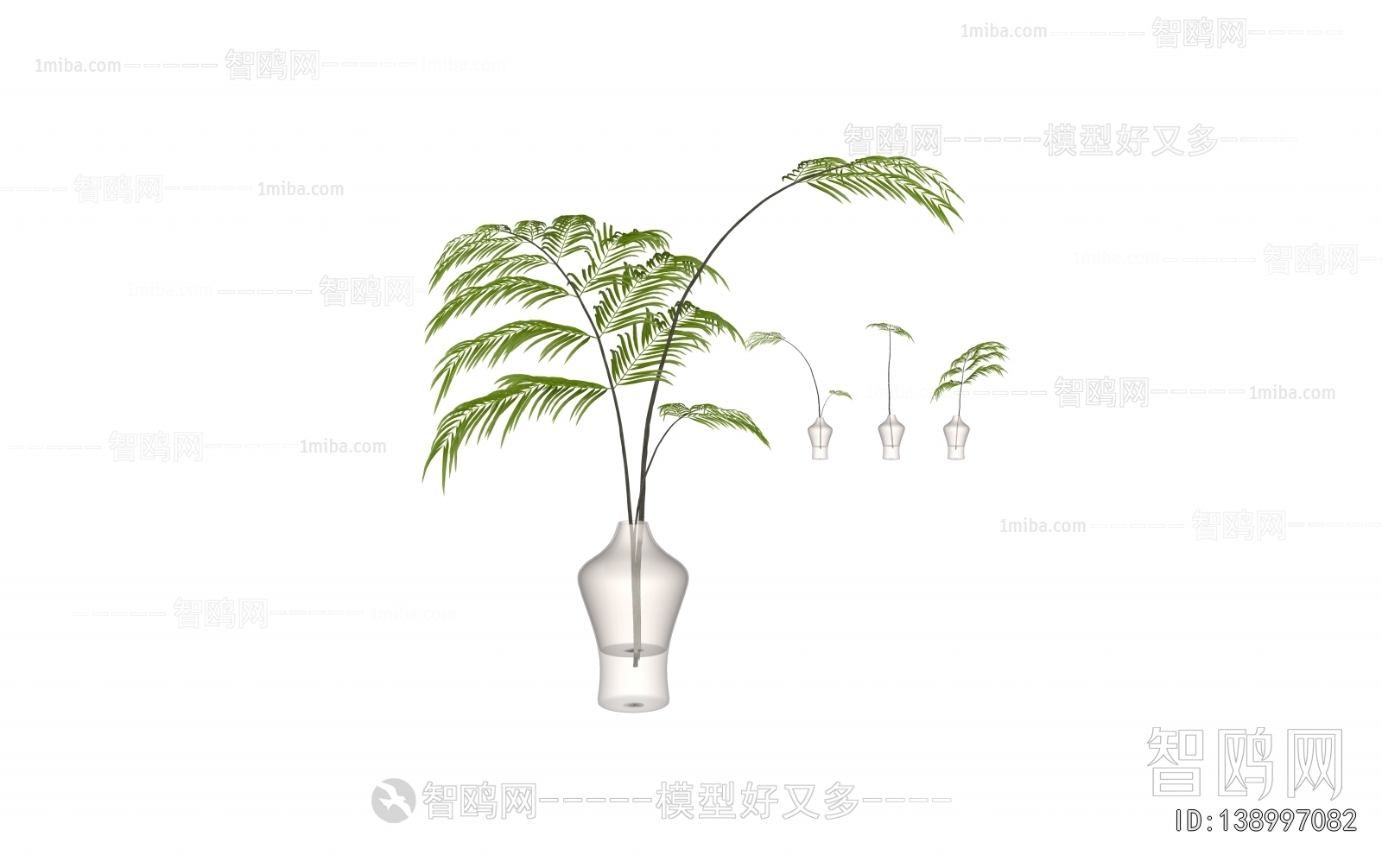 Modern Aquatic Green Plant