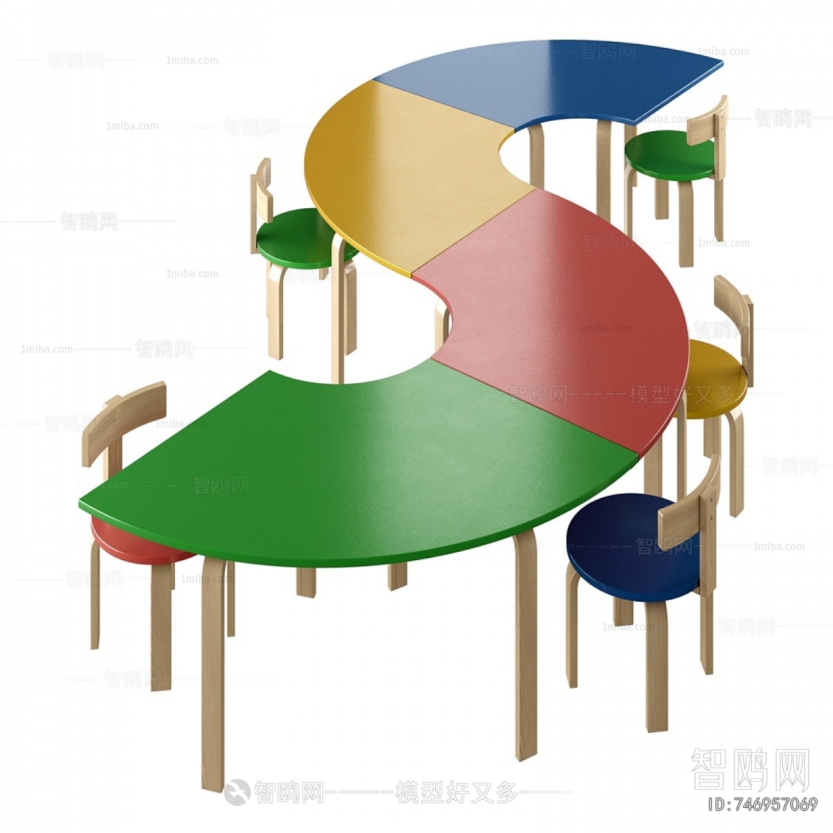 Modern Children's Table/chair