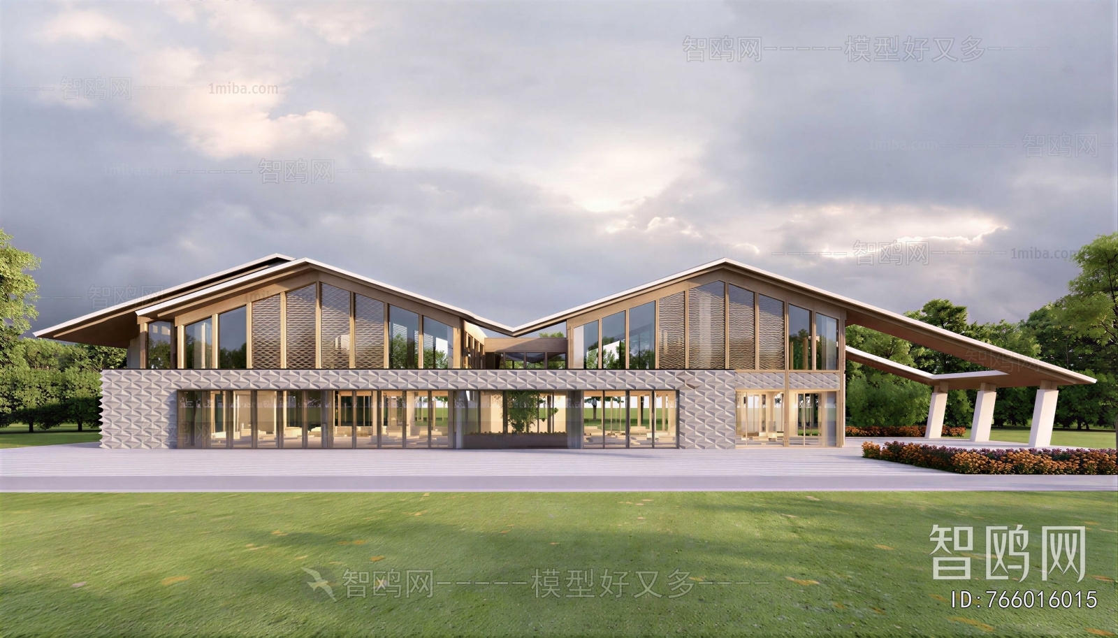 Modern Public Building