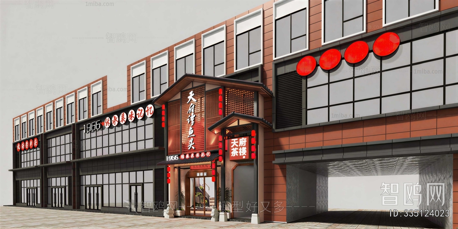New Chinese Style Facade Element