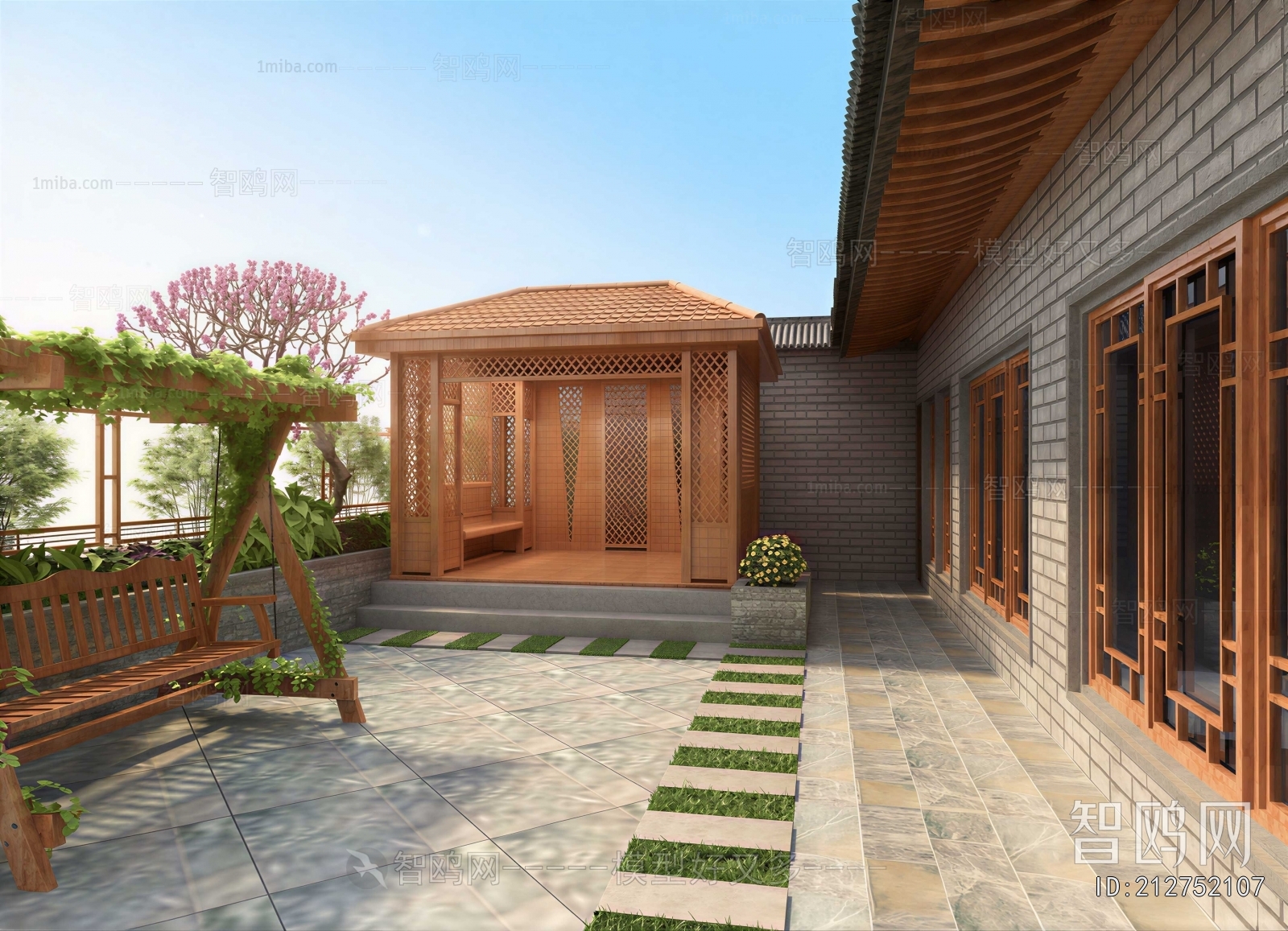 Chinese Style Courtyard/landscape