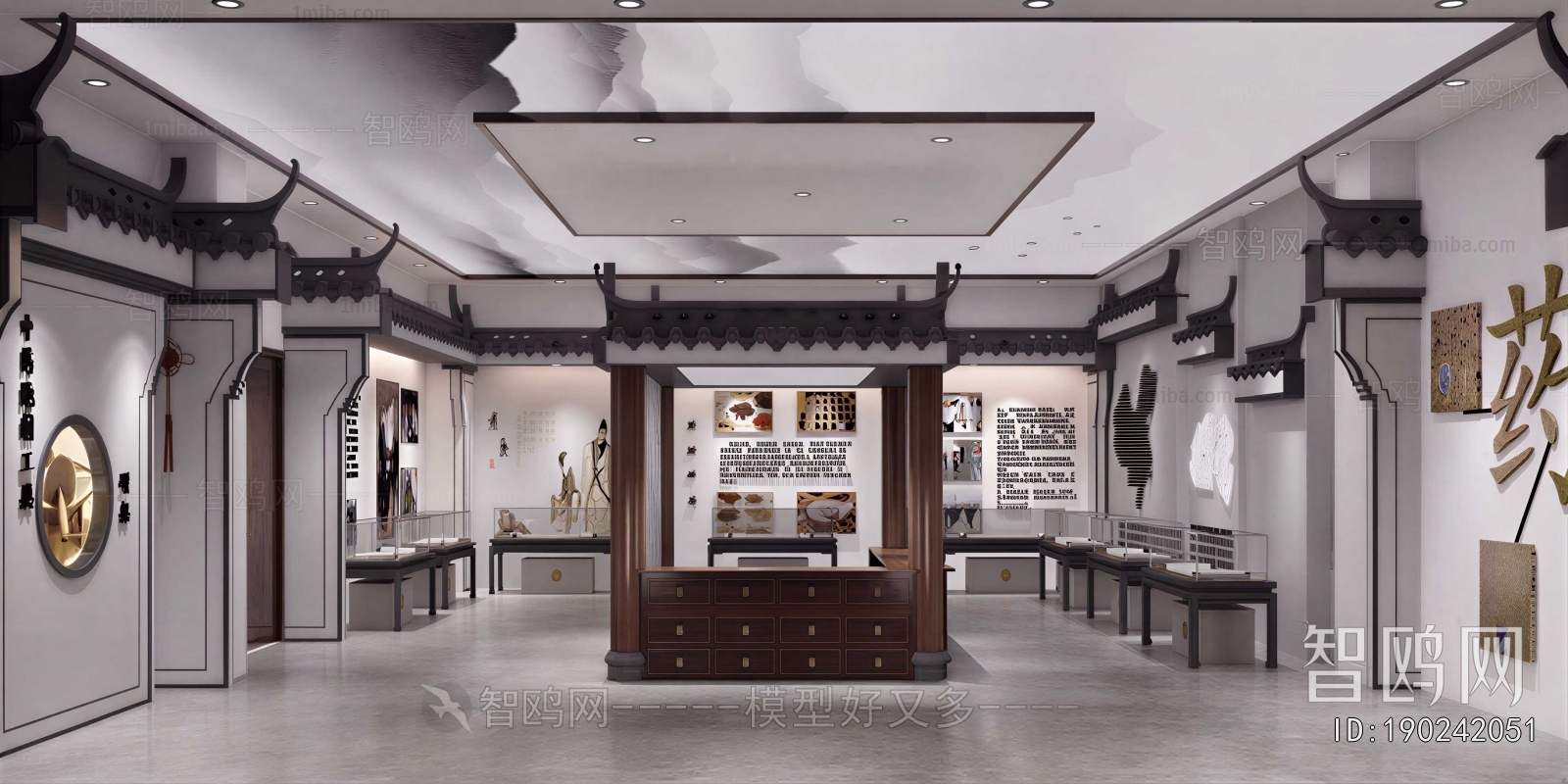 New Chinese Style Exhibition Hall