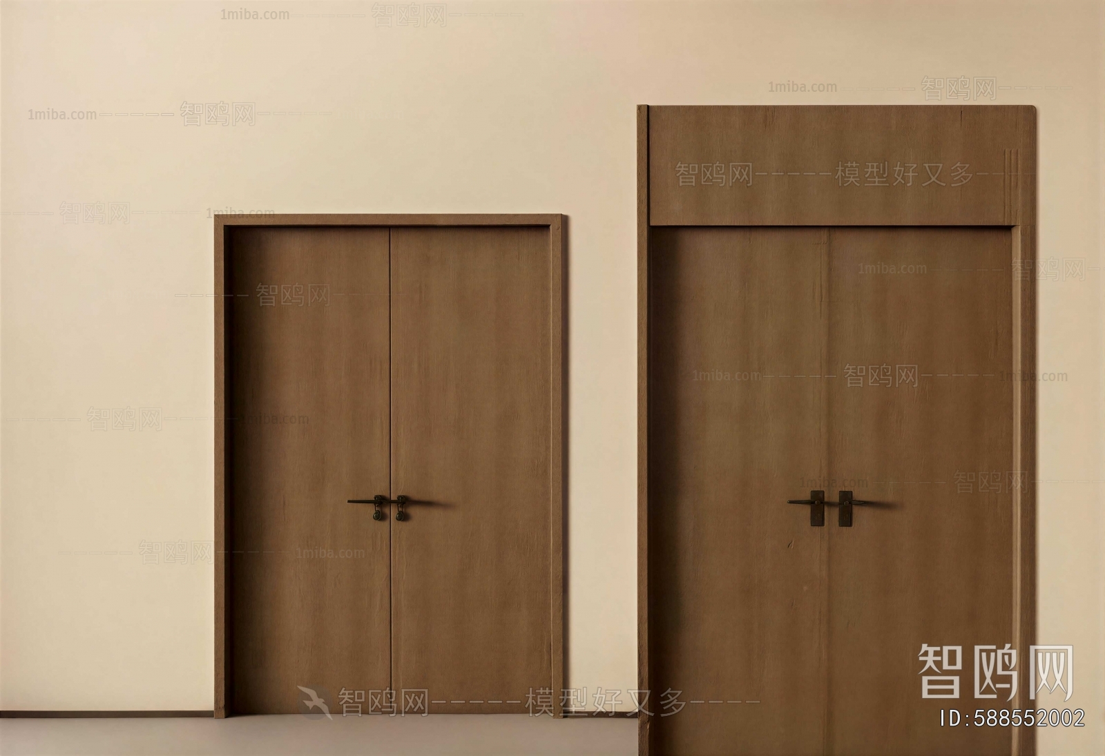 Modern Double Door