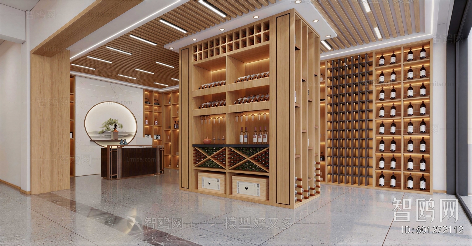New Chinese Style Wine Cellar/Wine Tasting Room