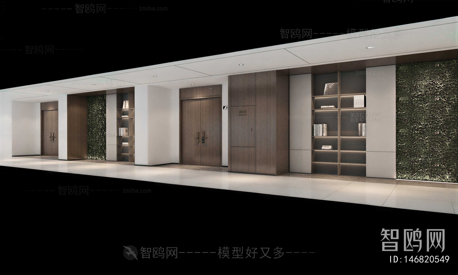 Modern Office Aisle