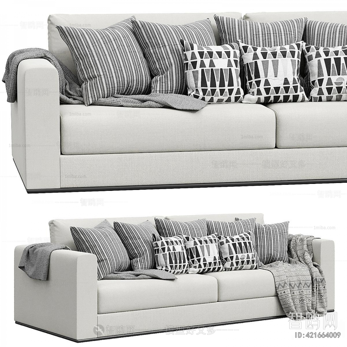 Modern Three-seat Sofa