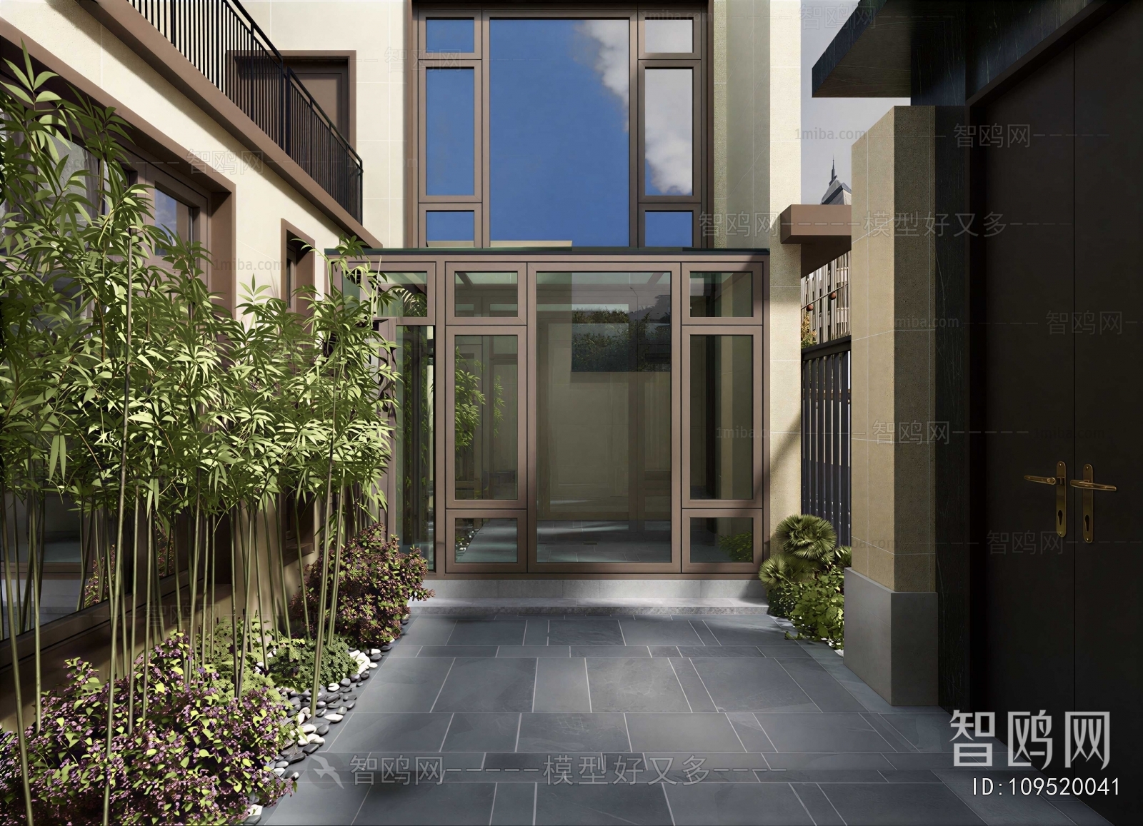 Modern Courtyard/landscape
