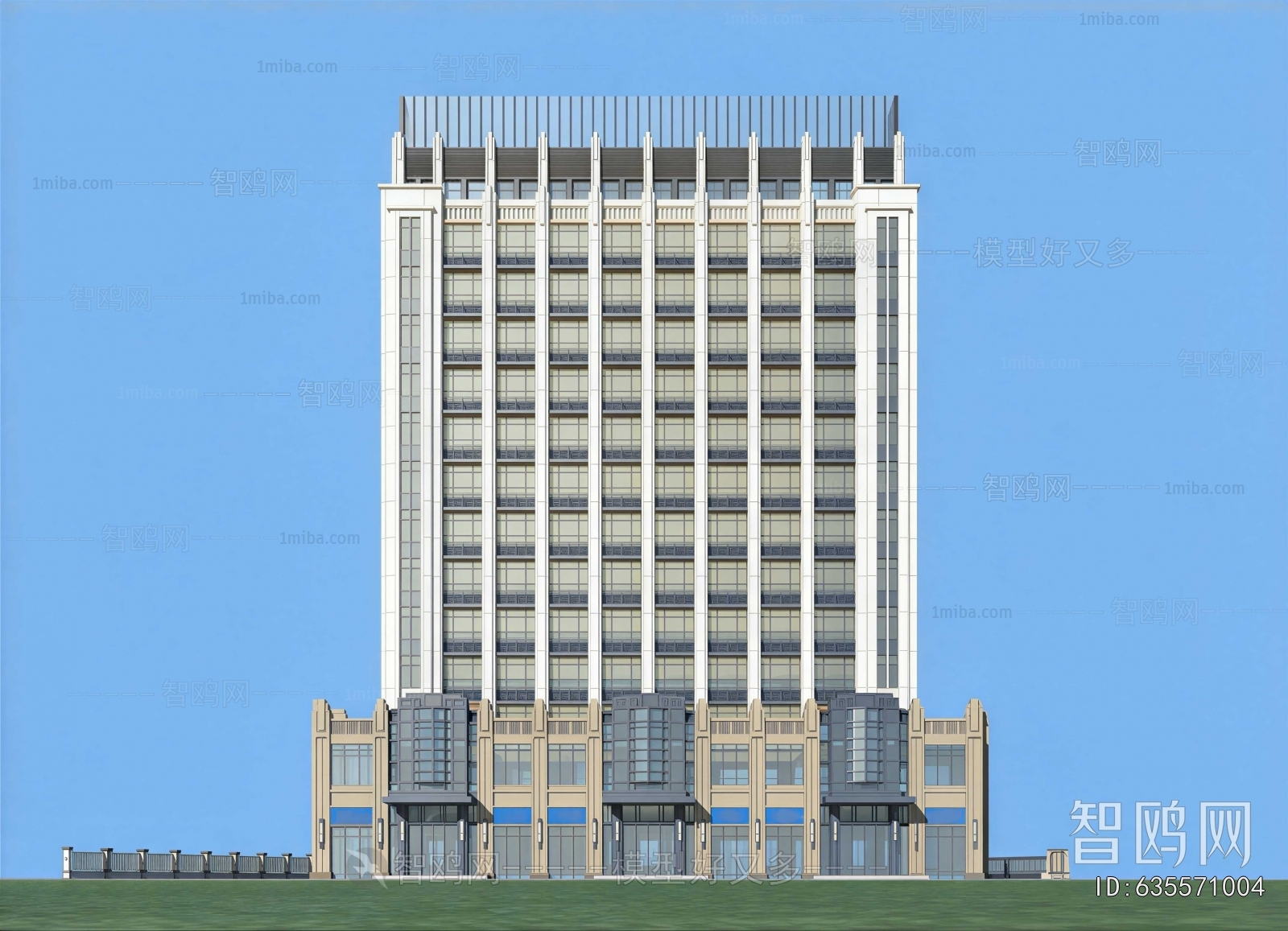 Modern Appearance Of Commercial Building