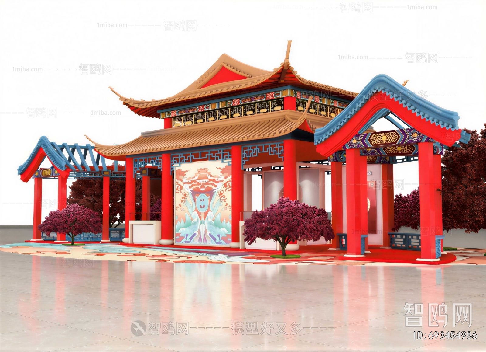Chinese Style Building Component