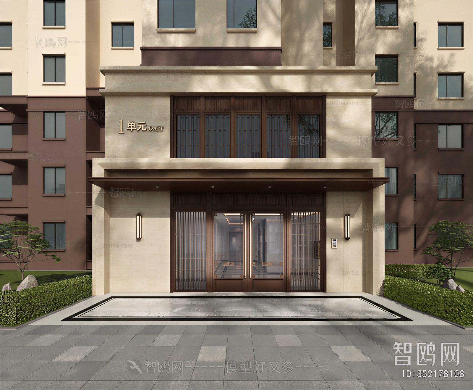 New Chinese Style Facade Element