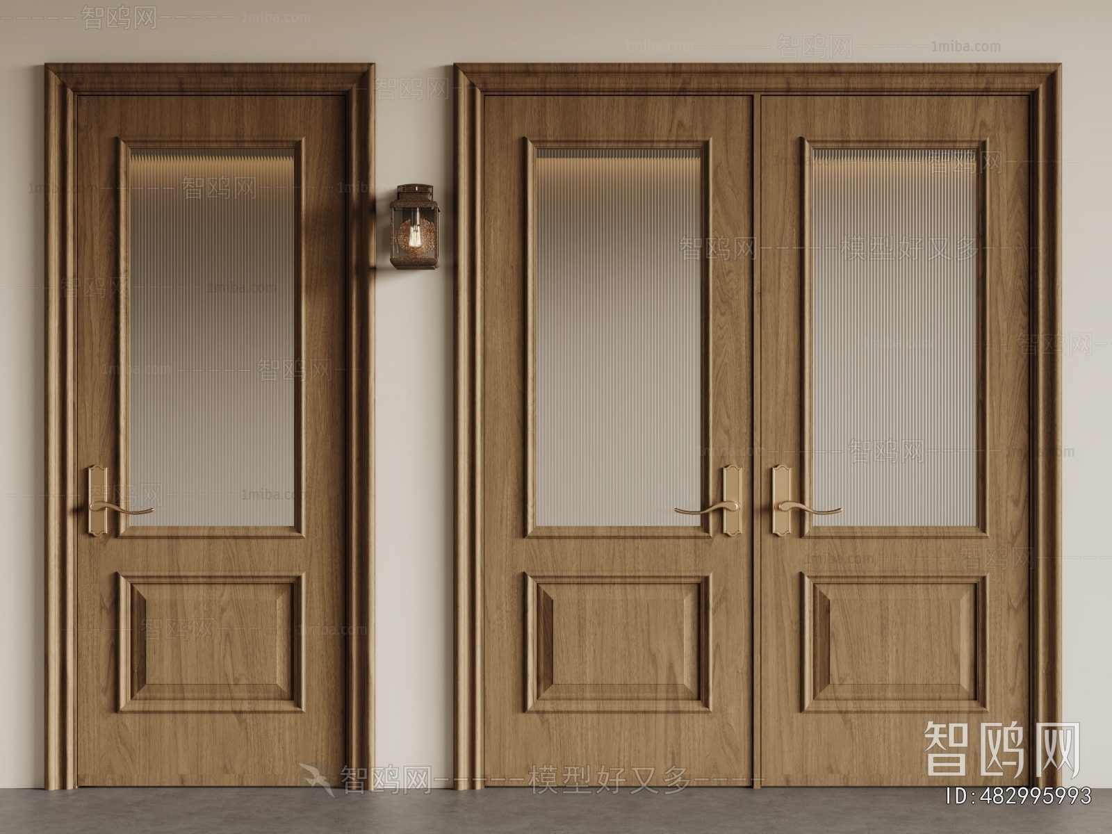 Modern Double Door