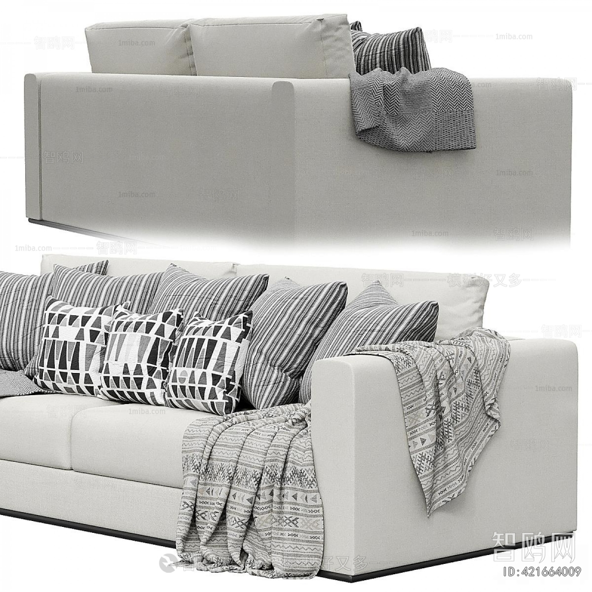 Modern Three-seat Sofa