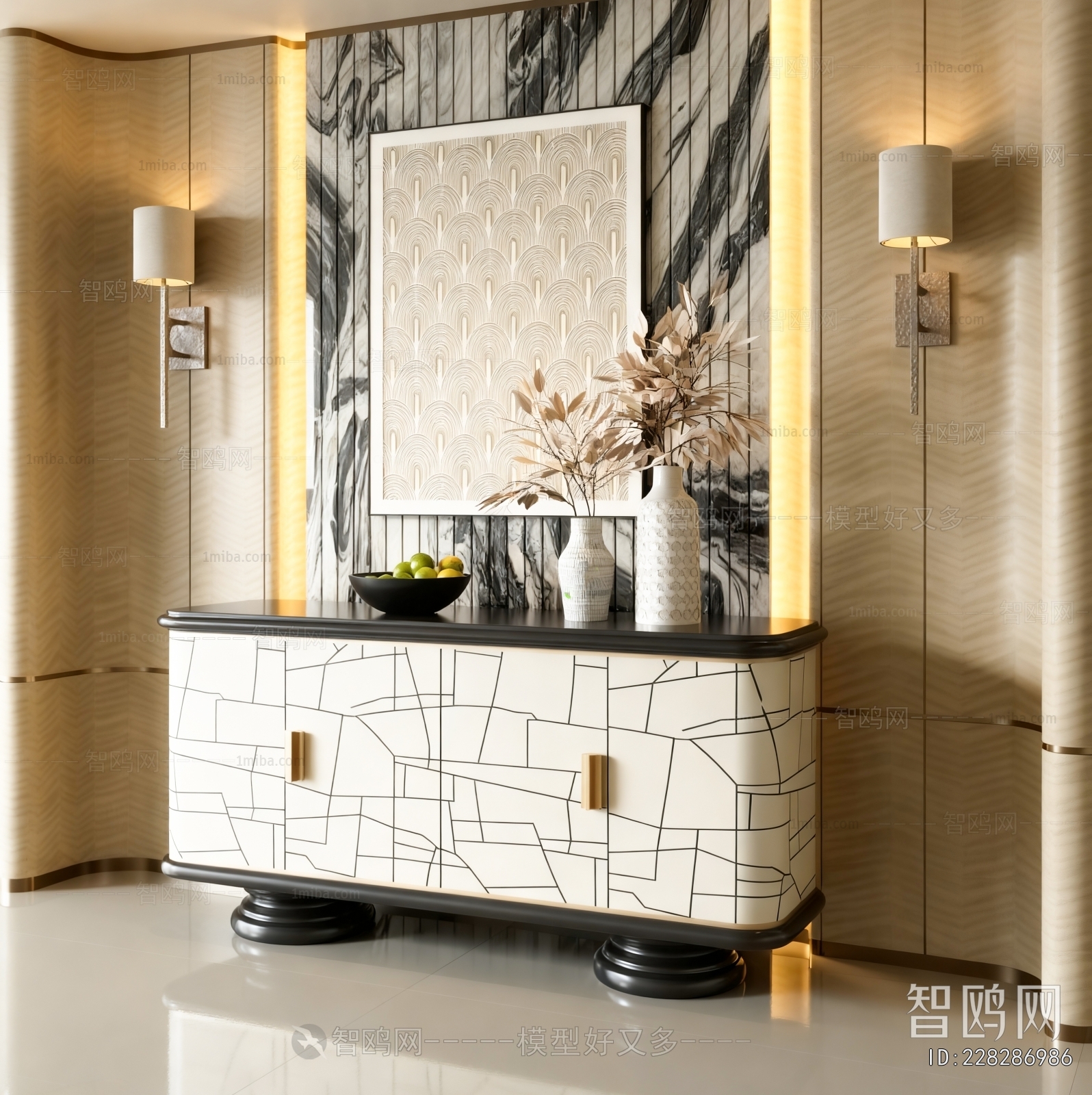 Modern Entrance Cabinet