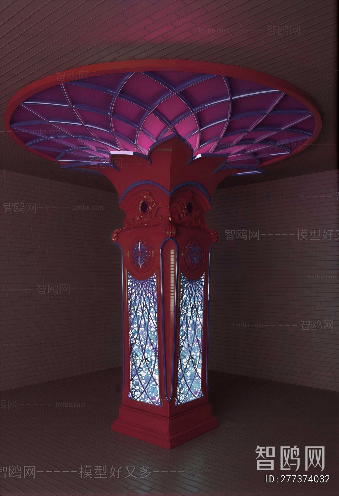 New Chinese Style Column