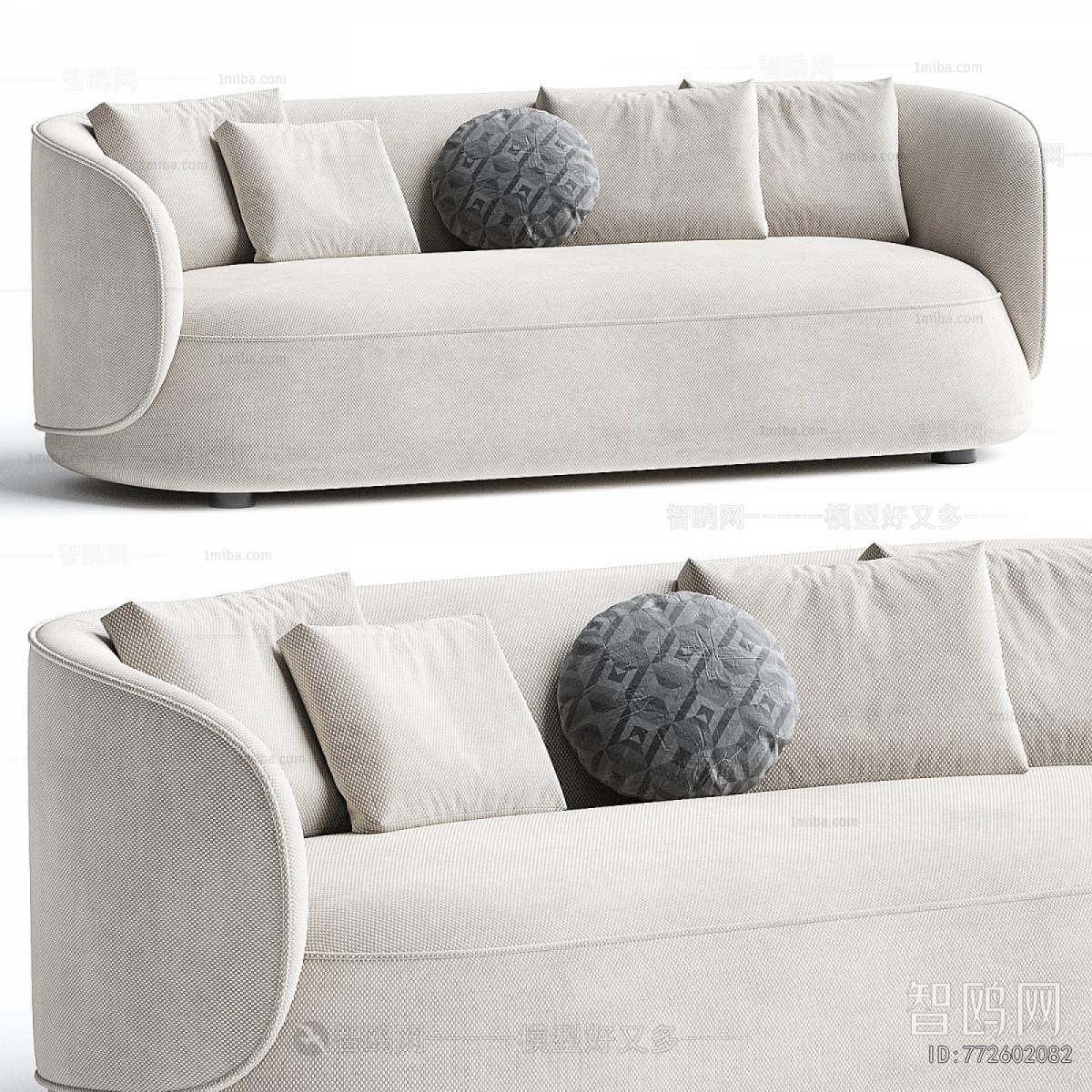 Modern Three-seat Sofa