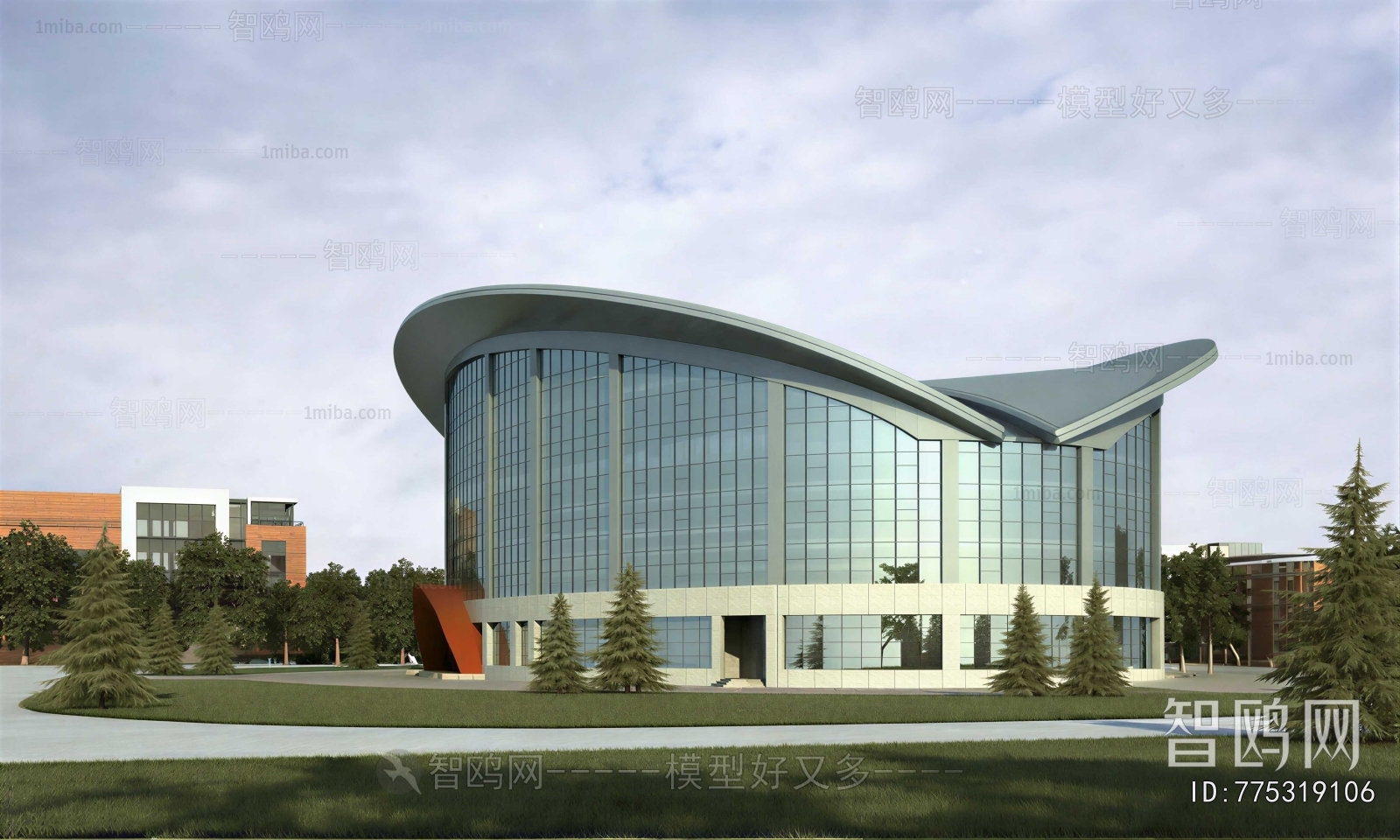 Modern Appearance Of Commercial Building