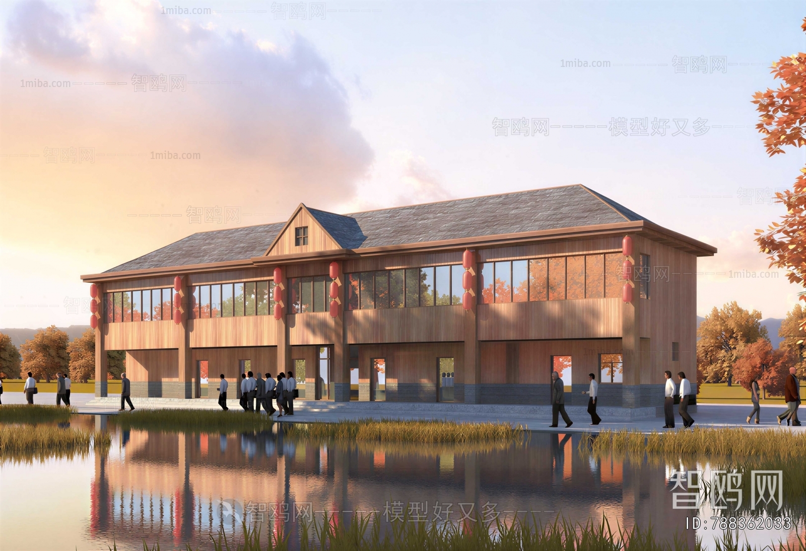 New Chinese Style Public Building