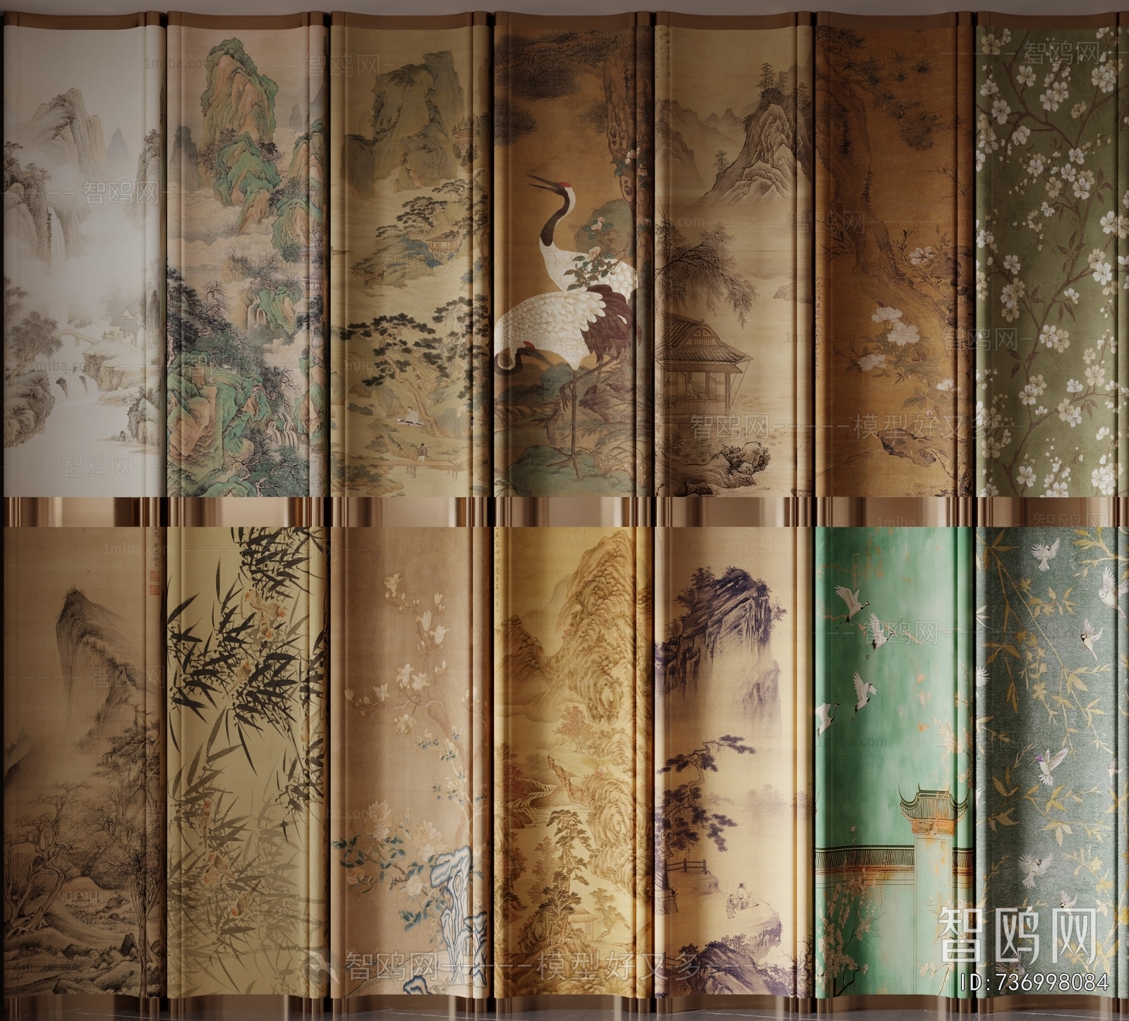 New Chinese Style Wall Facing