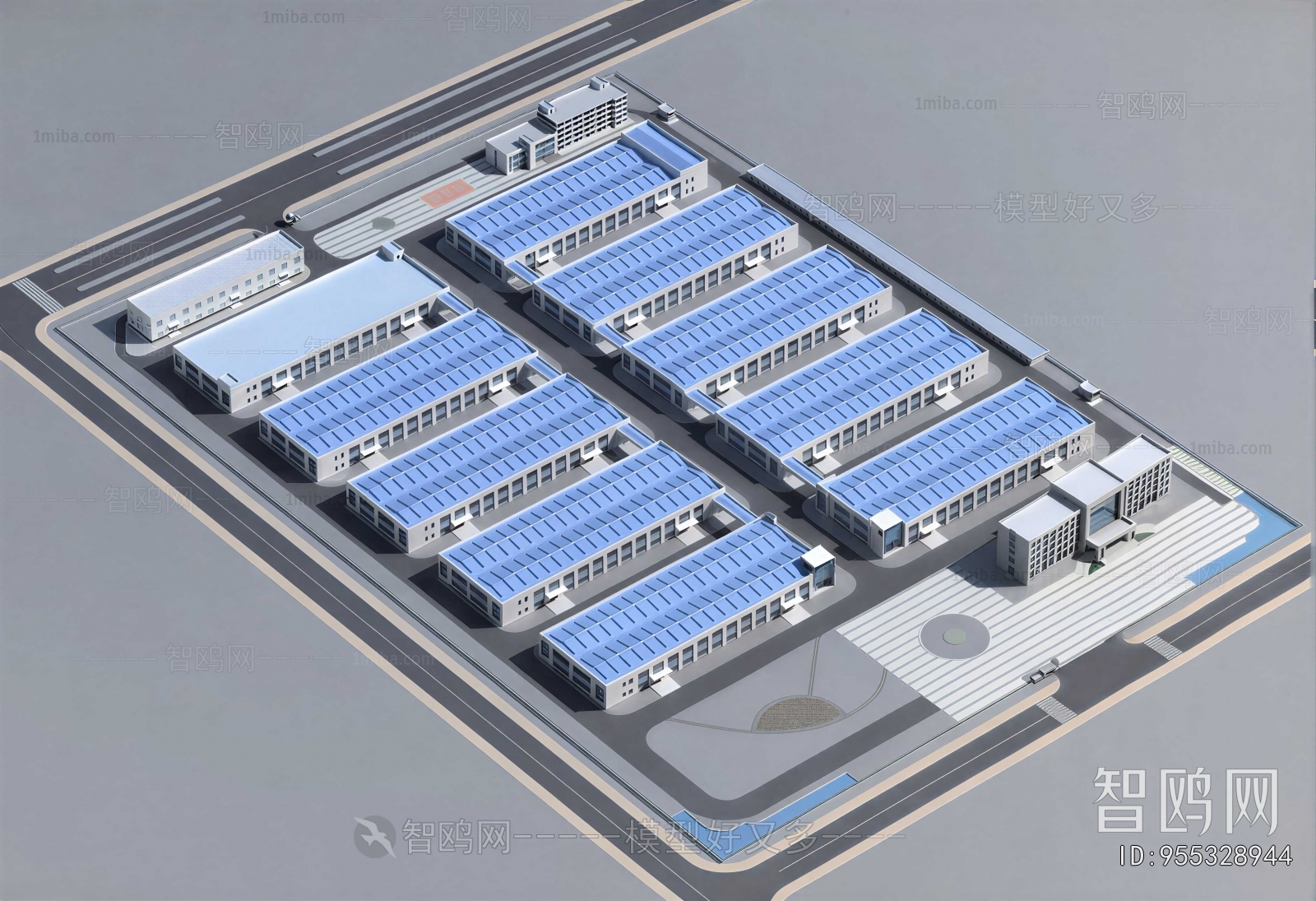 Modern Industrial Building