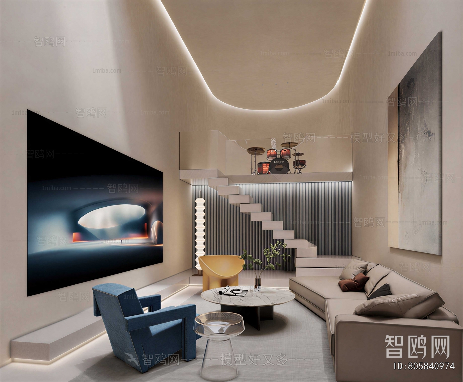 Modern A Living Room