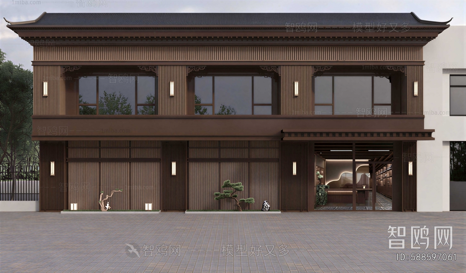 New Chinese Style Facade Element