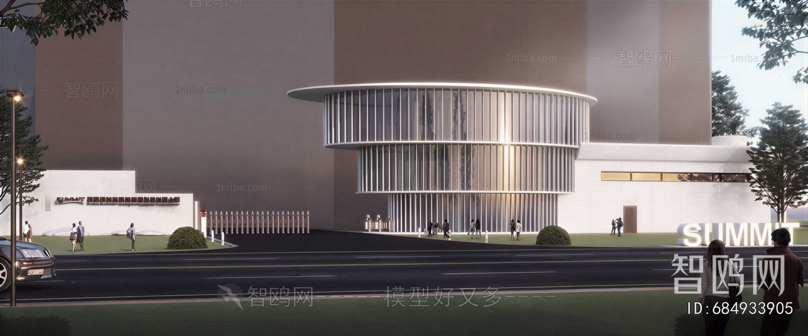 Modern Appearance Of Commercial Building