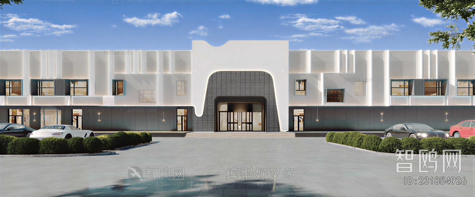 Modern Appearance Of Commercial Building