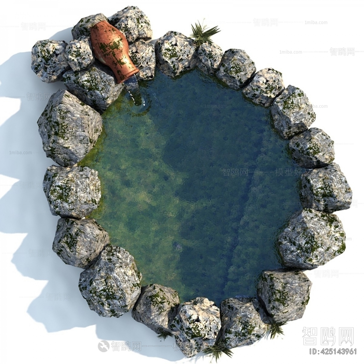 Modern Rockery Waterscape