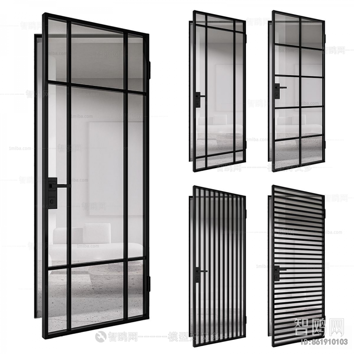 Modern Single Door