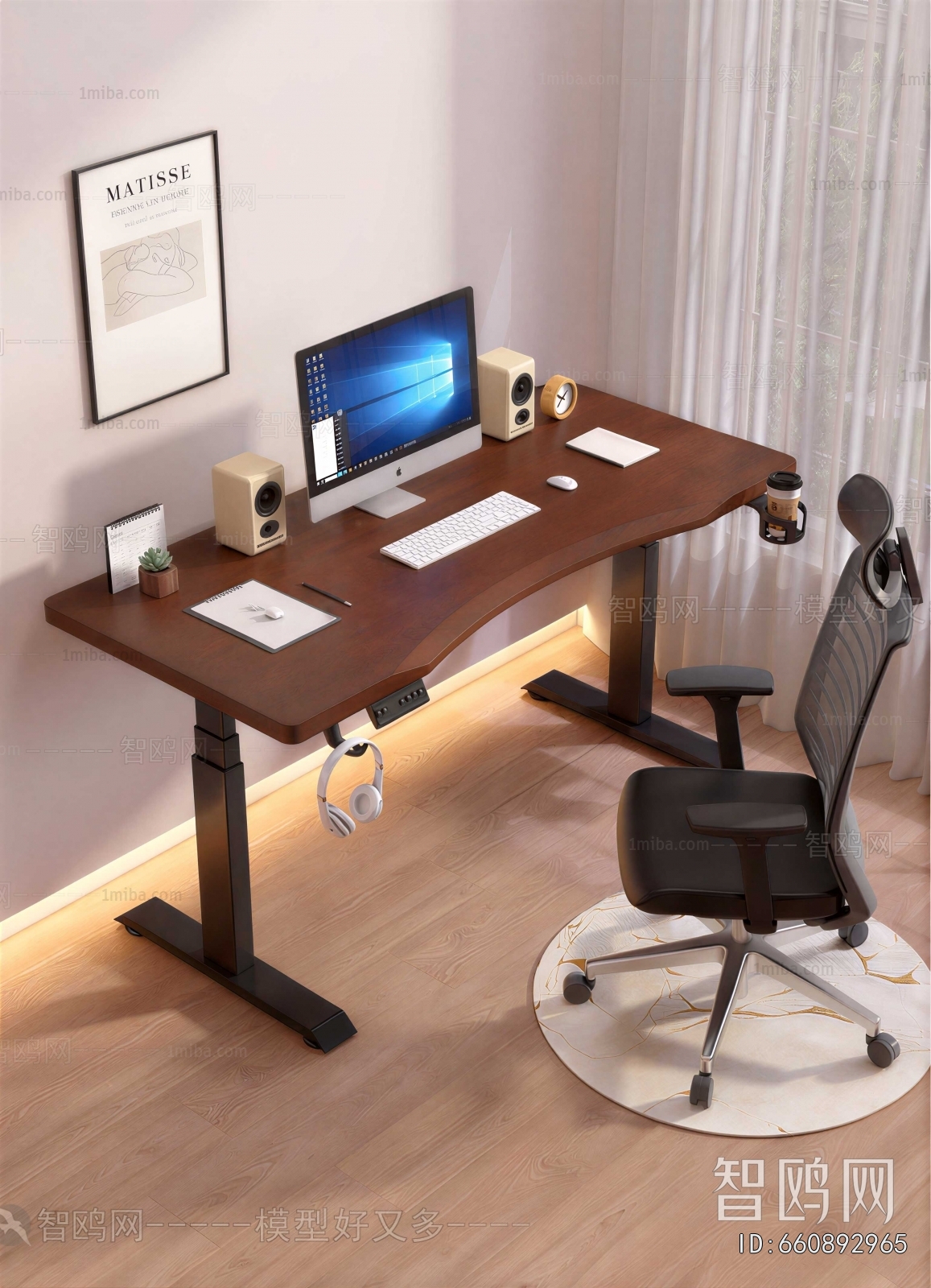 Modern Computer Desk And Chair