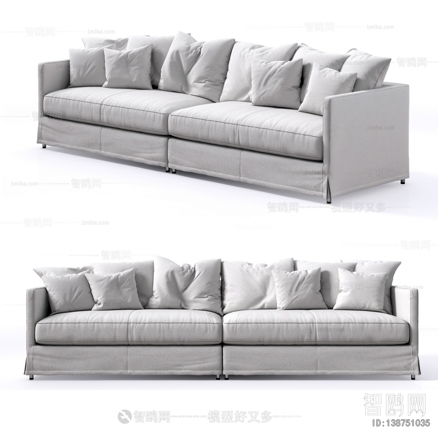 Modern Three-seat Sofa
