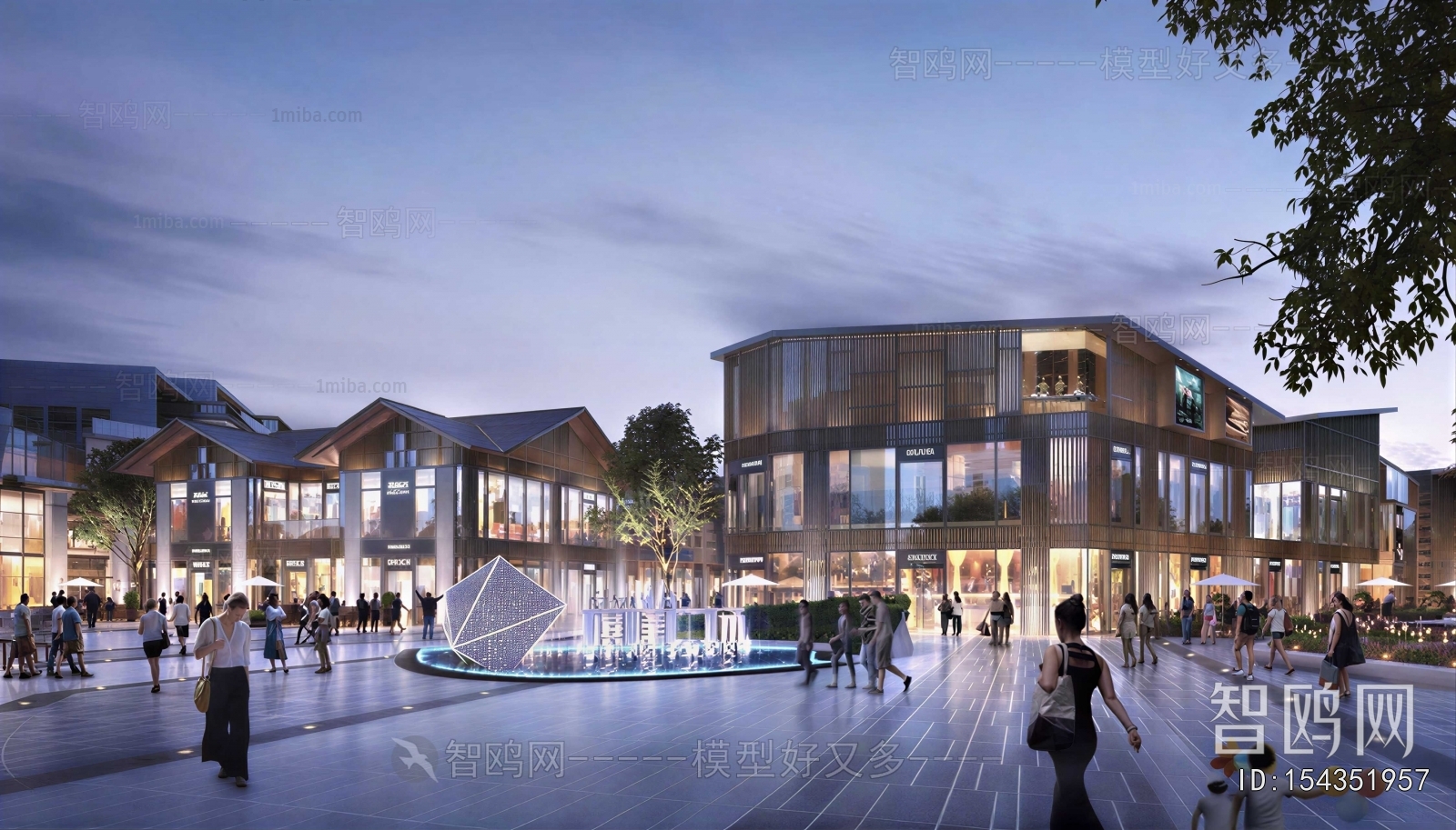 New Chinese Style Commercial Street