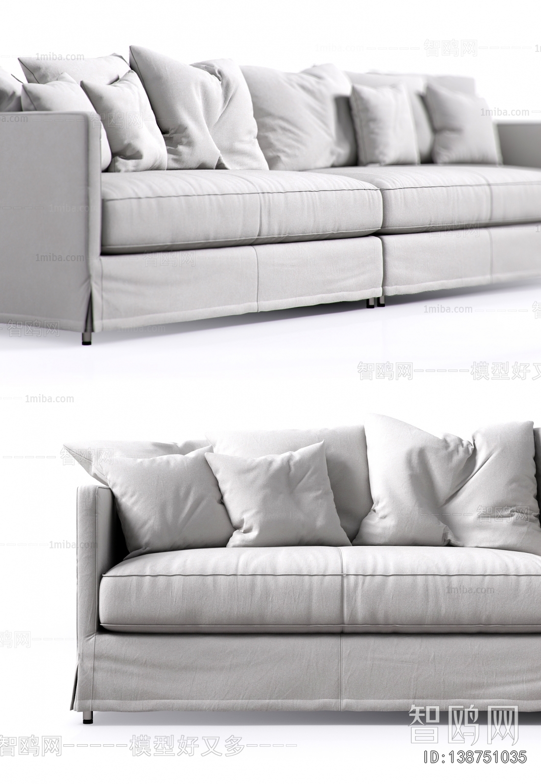 Modern Three-seat Sofa