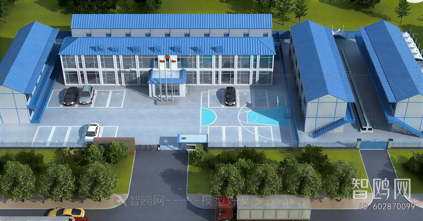 Modern Industrial Building