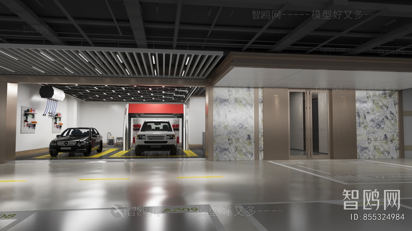 Modern Automobile Repair Shop