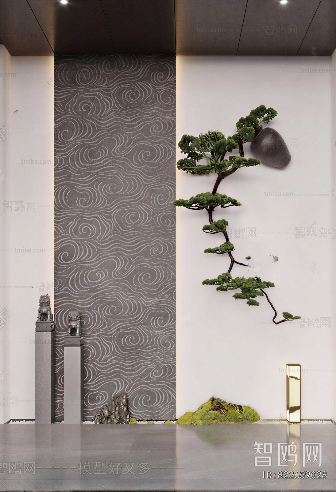 New Chinese Style Hallway