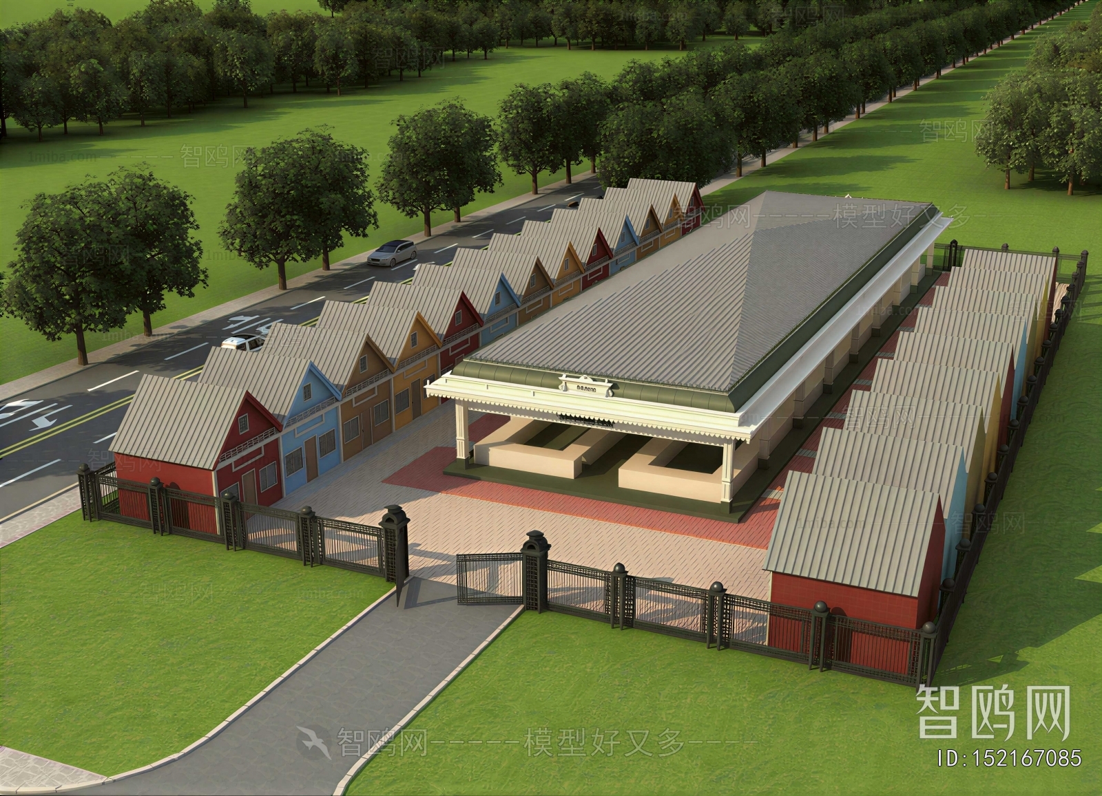 Modern Industrial Building
