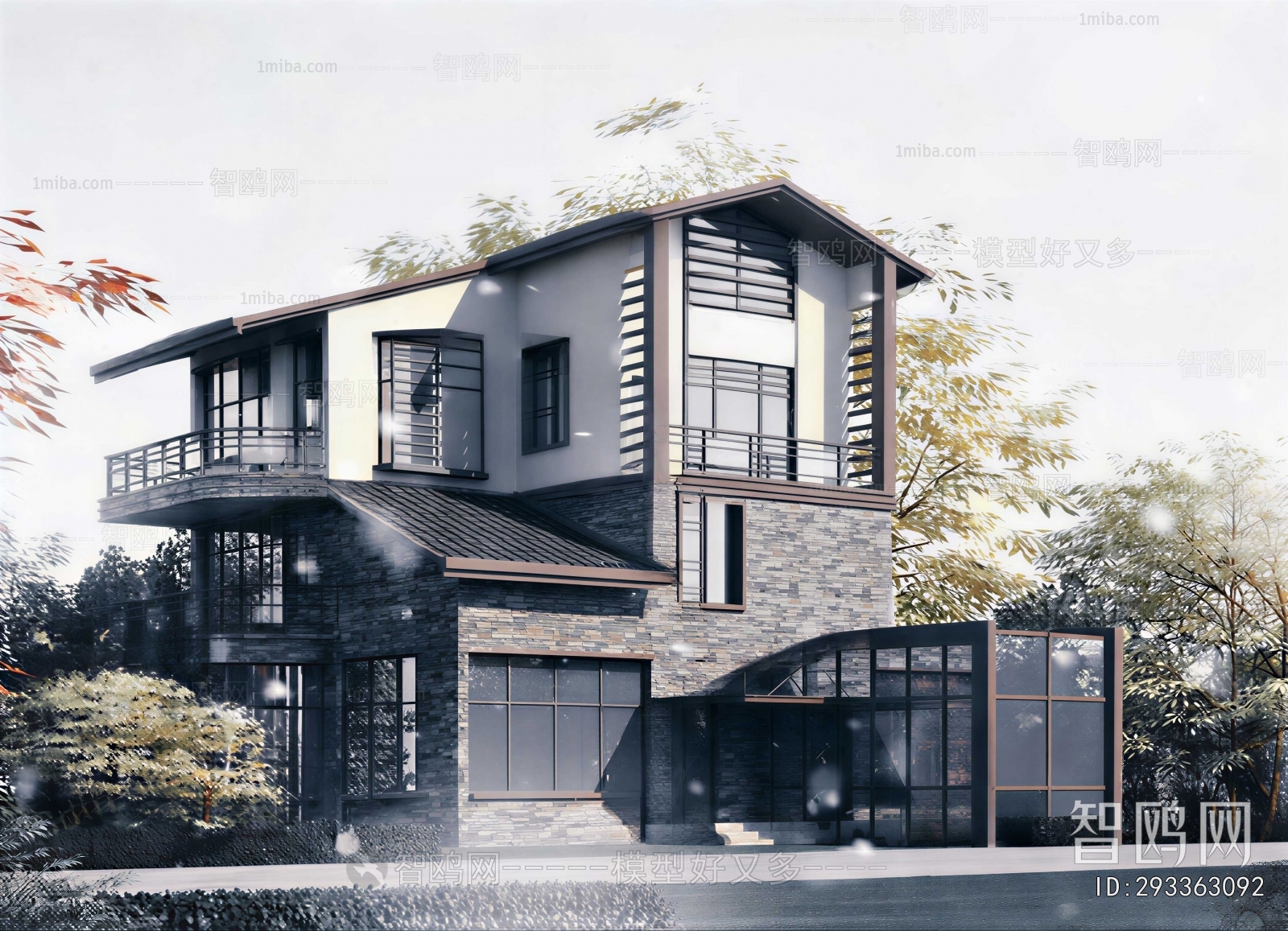 New Chinese Style Detached Villa