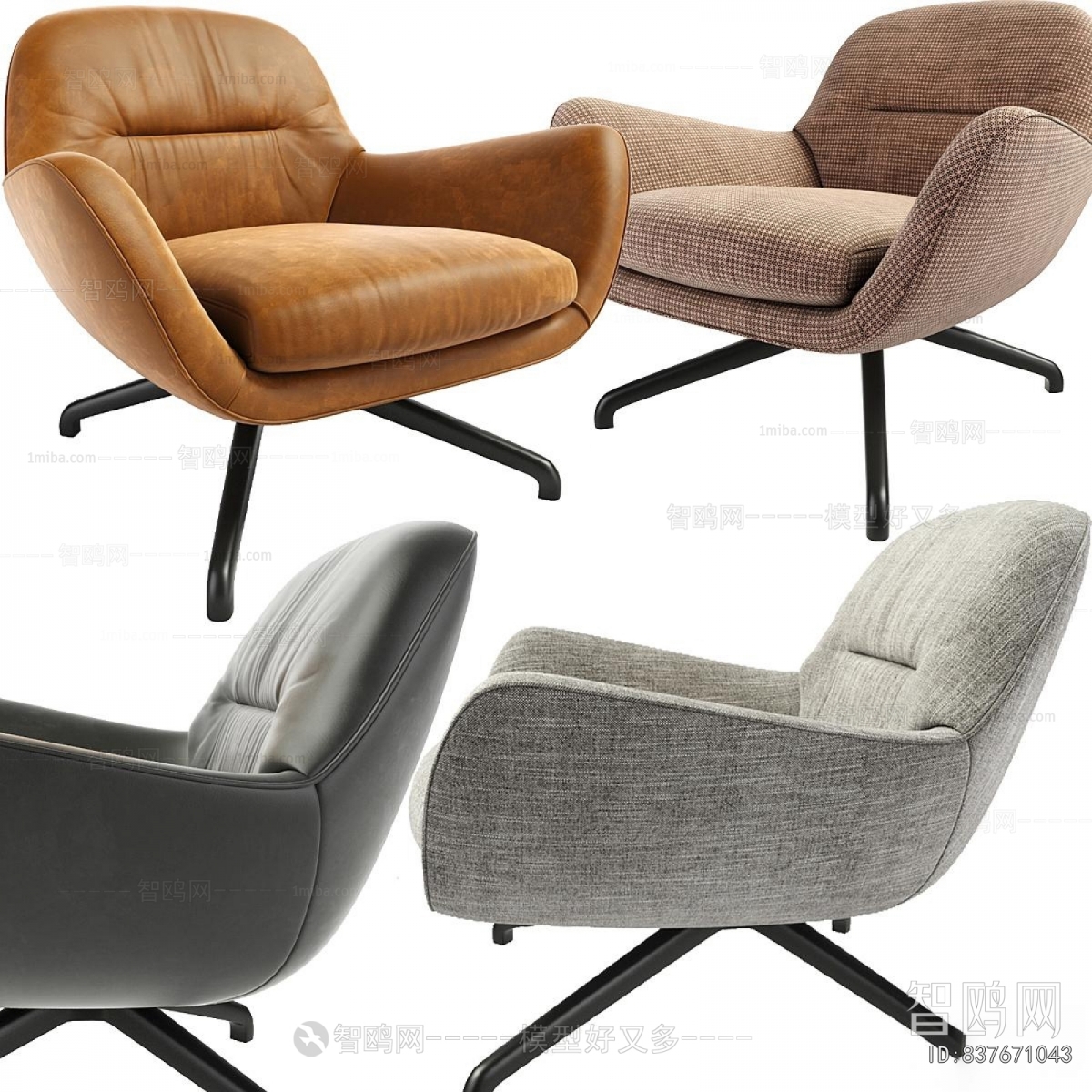 Nordic Style Single Sofa