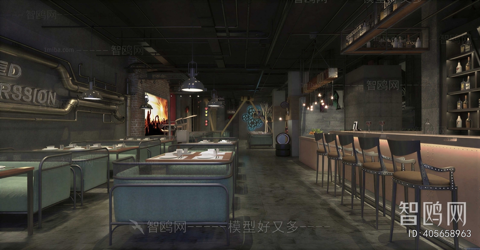 Industrial Style Restaurant