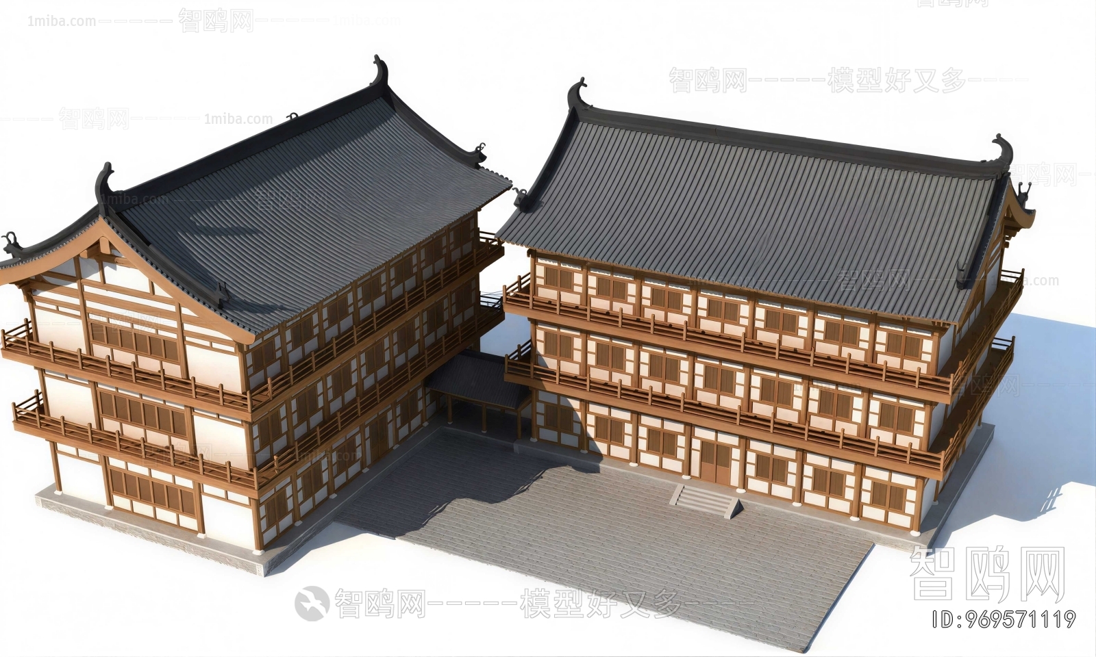 Chinese Style Ancient Architectural Buildings