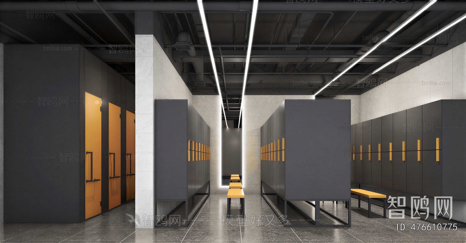 Modern Changing Room