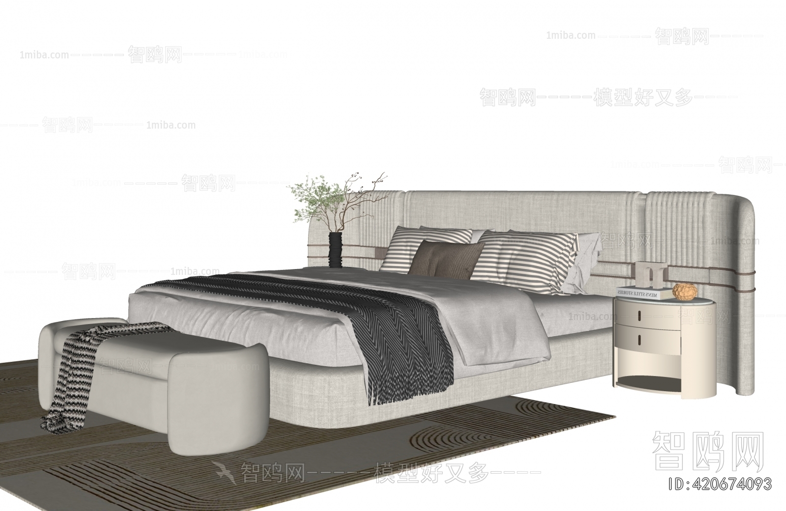 Modern Double Bed