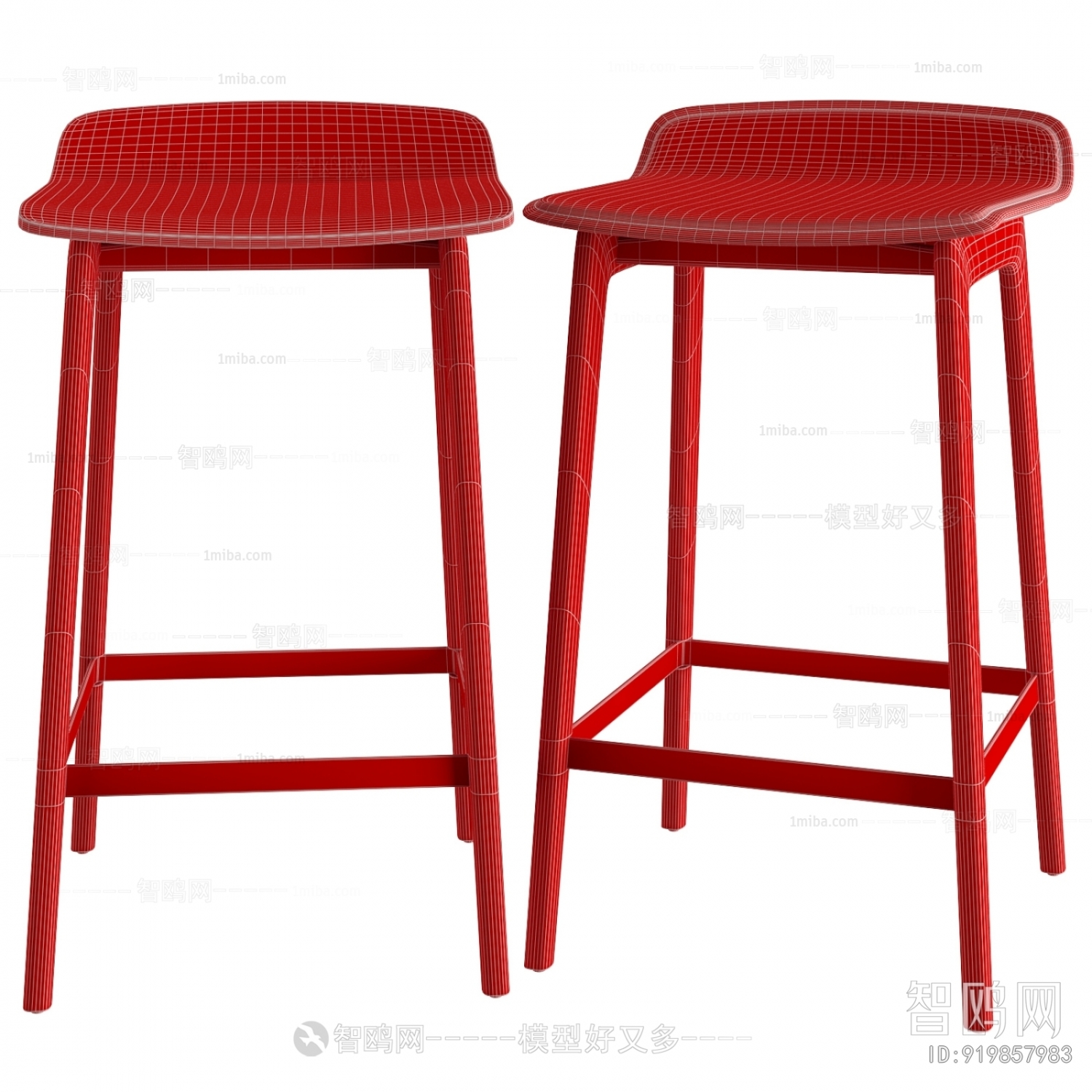 Nordic Style Bar Stool
