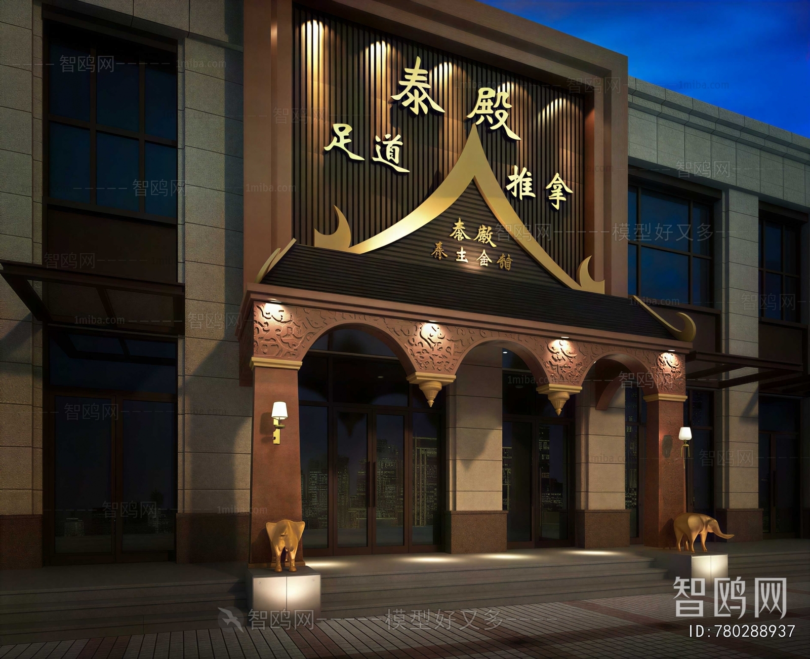 Southeast Asian Style Facade Element